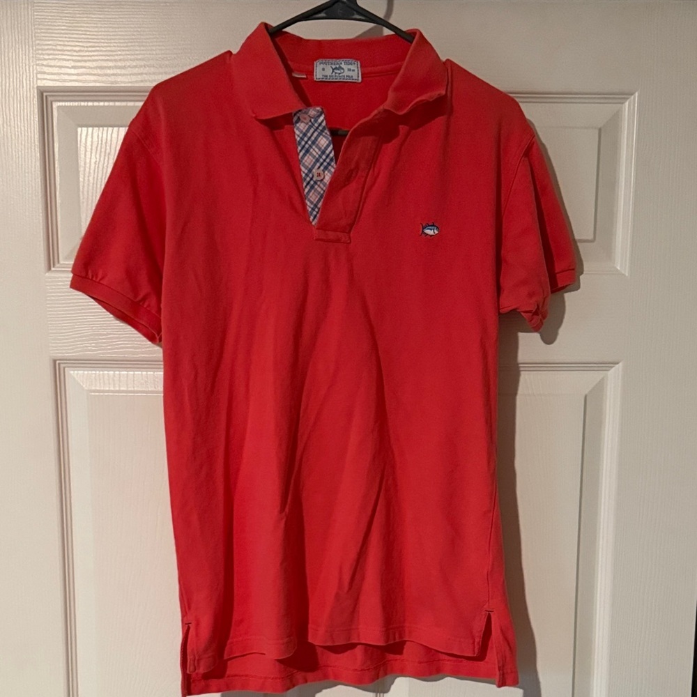 Southern Tide Classic Light Red Polo Shirt